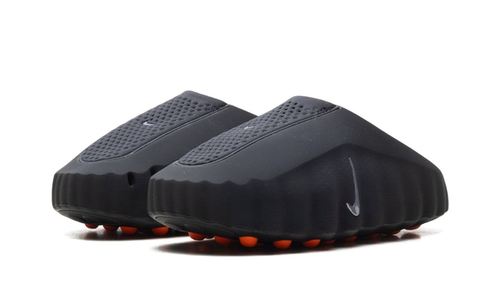 Nike Mind 001 Slip-On Mules - Black with Orange Outsole Nodes