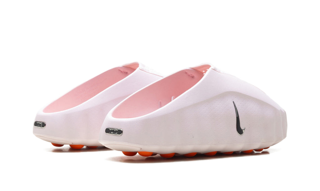 Nike Mind 001 Slip-On Mules - Pale Pink with Orange Sole Nodes