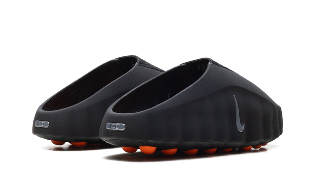 Nike Mind 001 Slip-On Mules - Black with Orange Outsole Nodes