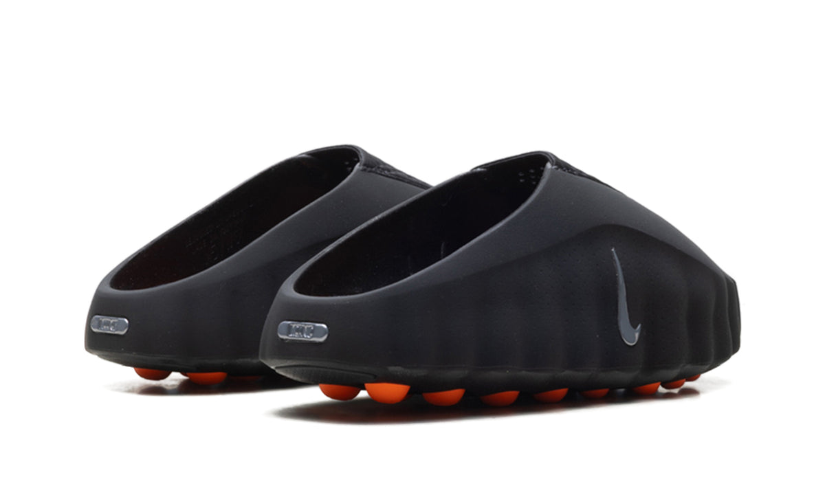 Nike Mind 001 Slip-On Mules - Black with Orange Outsole Nodes