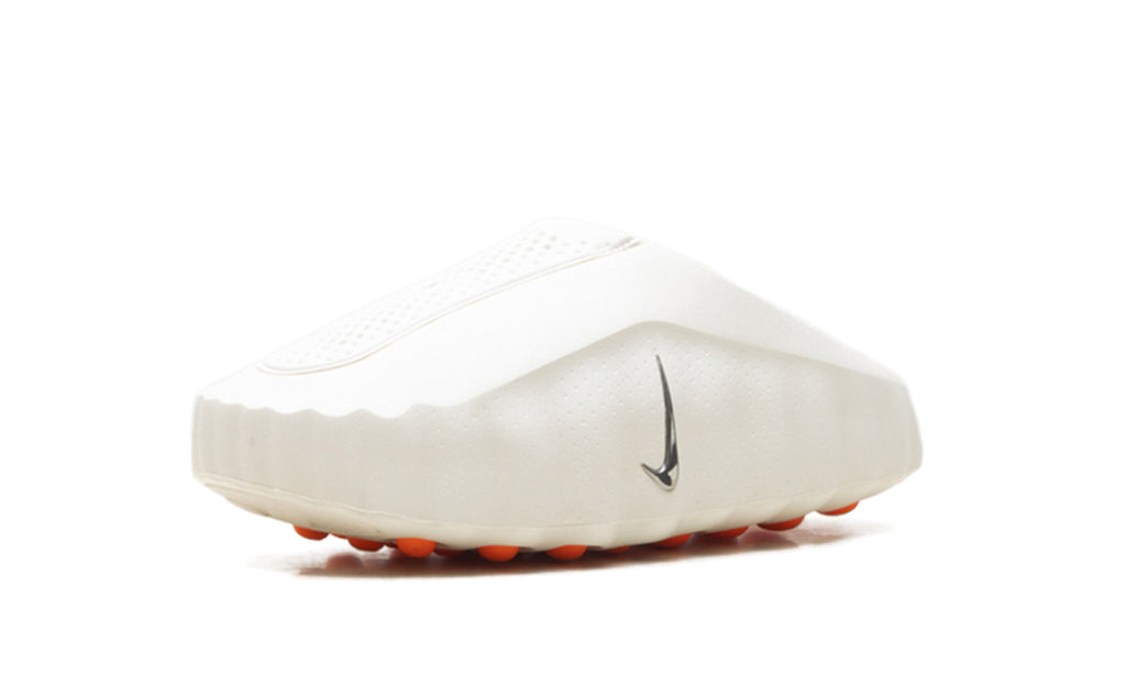 Nike Mind 001 Slip-On Mules - Off-White with Orange Outsole Nodes