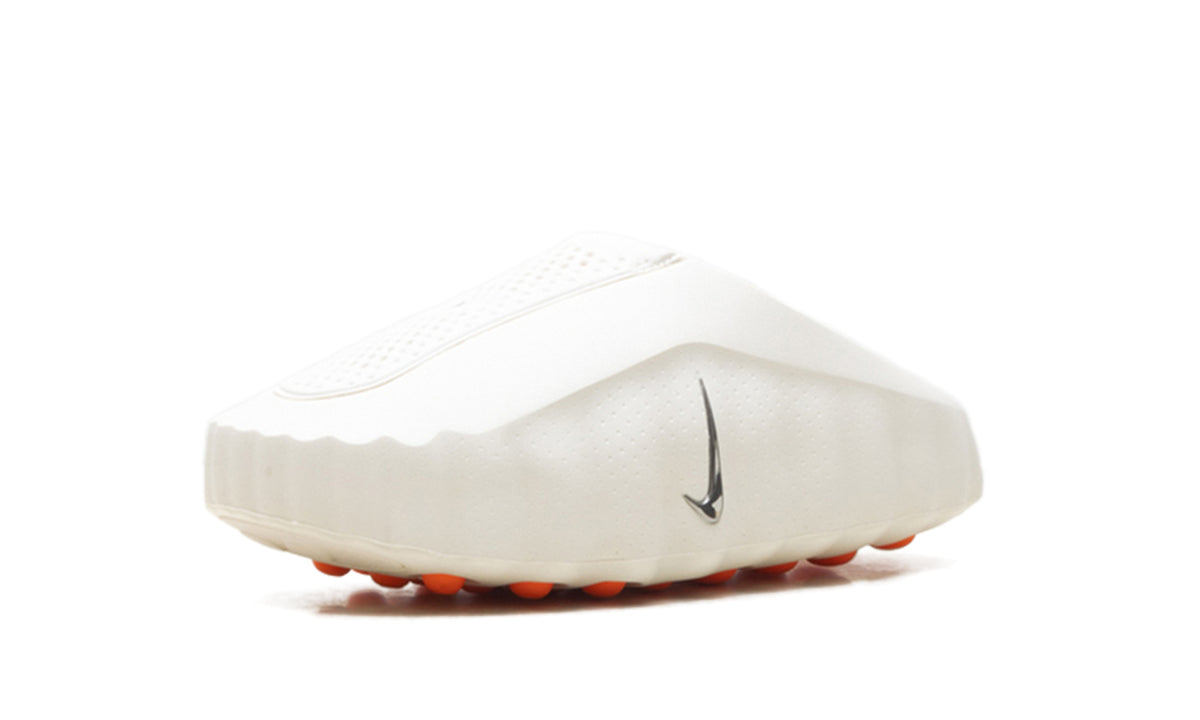 Nike Mind 001 Slip-On Mules - Off-White with Orange Outsole Nodes