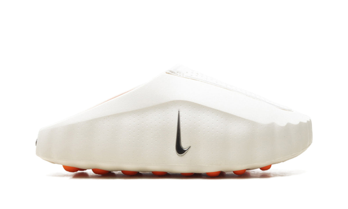 Nike Mind 001 Slip-On Mules - Off-White with Orange Outsole Nodes