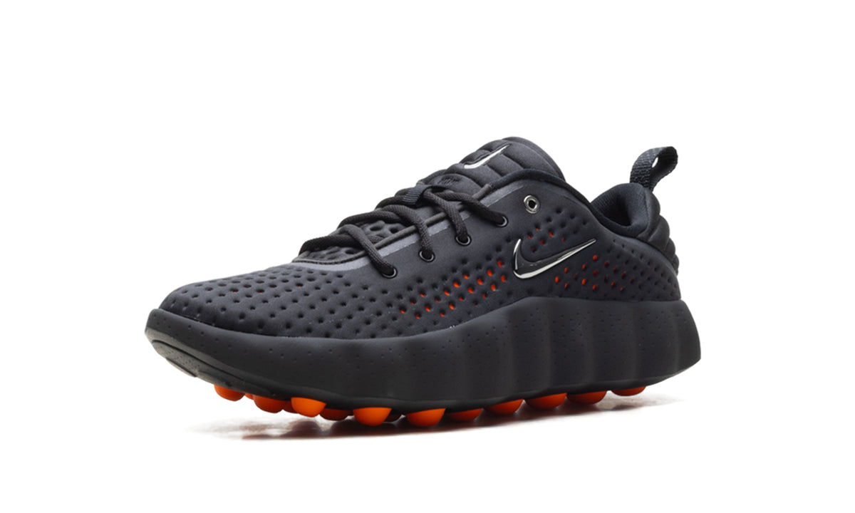 Nike Mind 002 Sneakers - Black and Charcoal with Orange Outsole Nodes