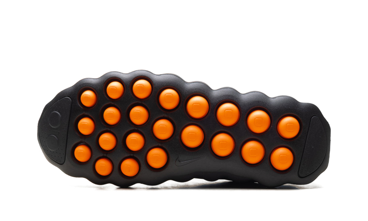 Nike Mind 002 Sneakers - Black and Charcoal with Orange Outsole Nodes