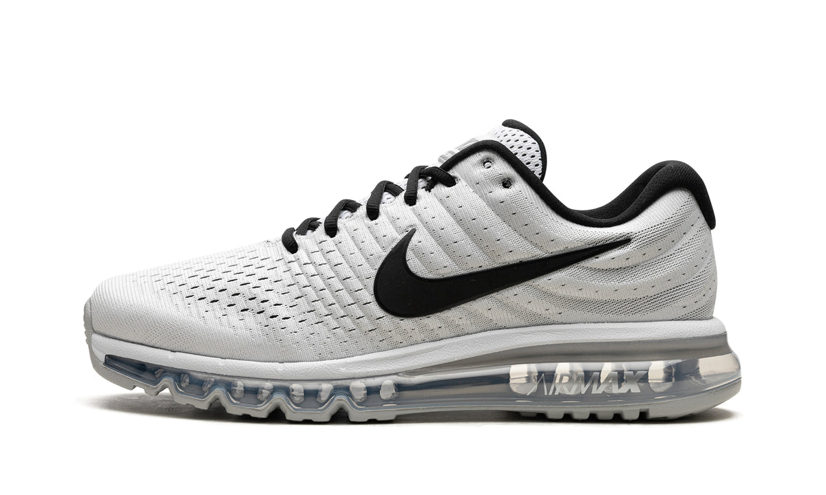 Nike Air Max 2017 Sneakers - White & Black with Full-Length Visible Air