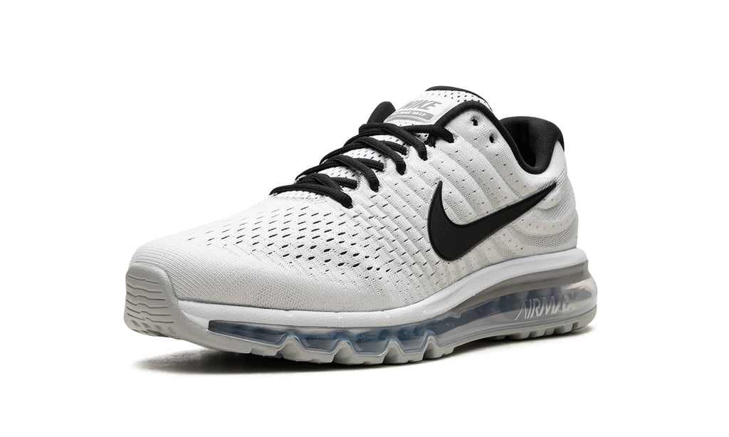 Nike Air Max 2017 Sneakers - White & Black with Full-Length Visible Air