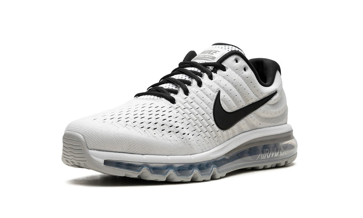Nike Air Max 2017 Sneakers - White & Black with Full-Length Visible Air