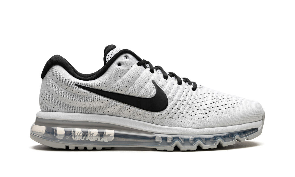 Nike Air Max 2017 Sneakers - White & Black with Full-Length Visible Air