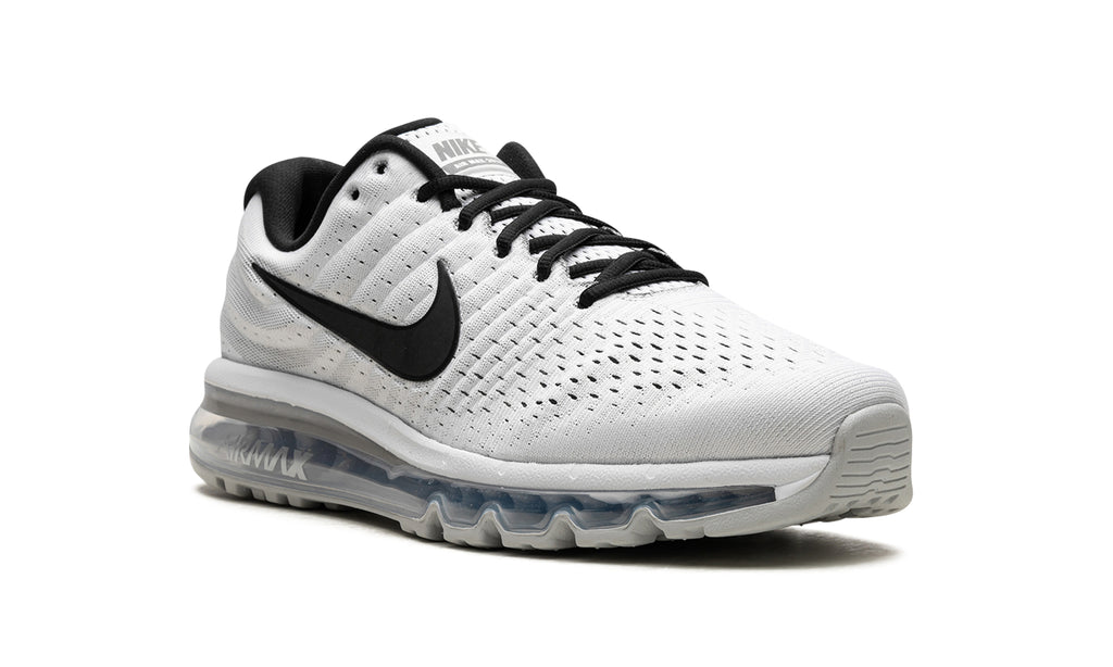 Nike Air Max 2017 Sneakers - White & Black with Full-Length Visible Air