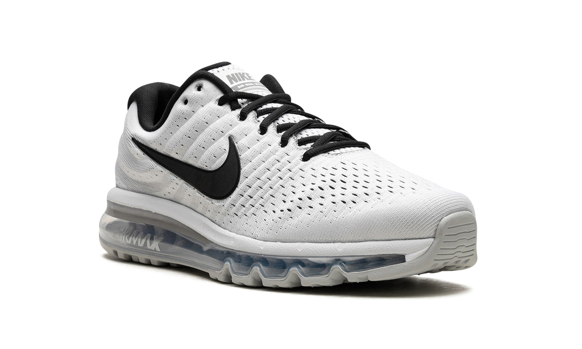Nike Air Max 2017 Sneakers - White & Black with Full-Length Visible Air