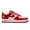 Nike Air Force 1 Low Sneakers – Red/White with TS Embroidery
