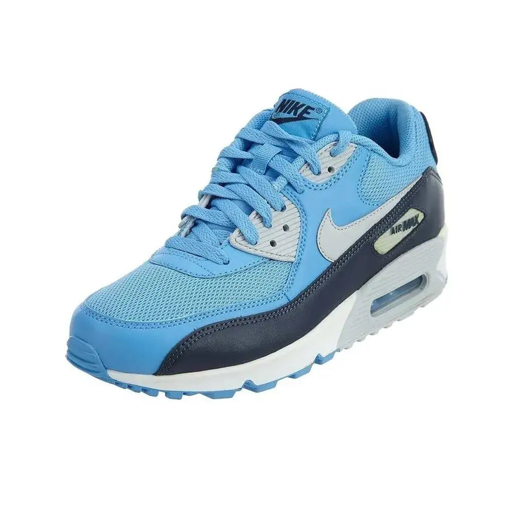 Nike Air Max 90 Sneakers – Light Blue, Navy & White