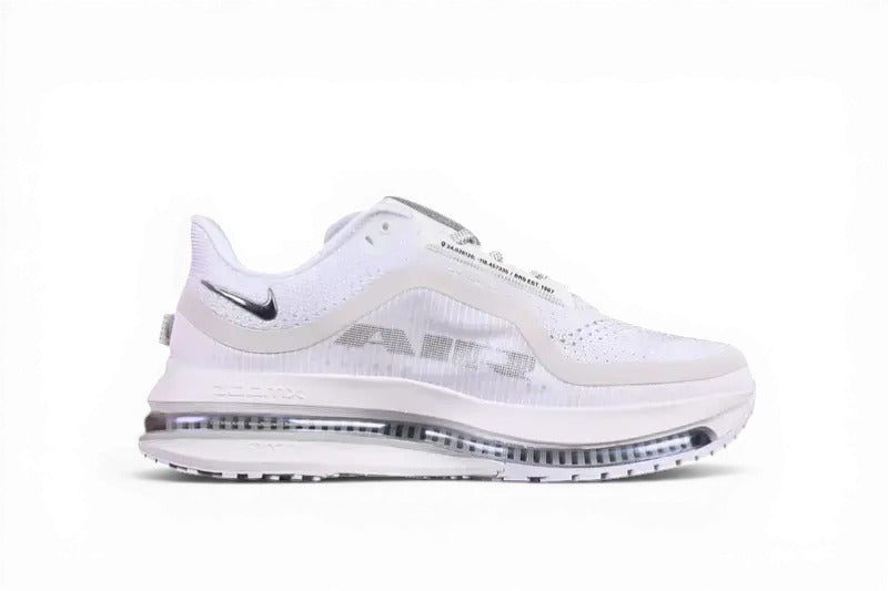 Nike Pegasus Premium Sneakers – White & Metallic Silver
