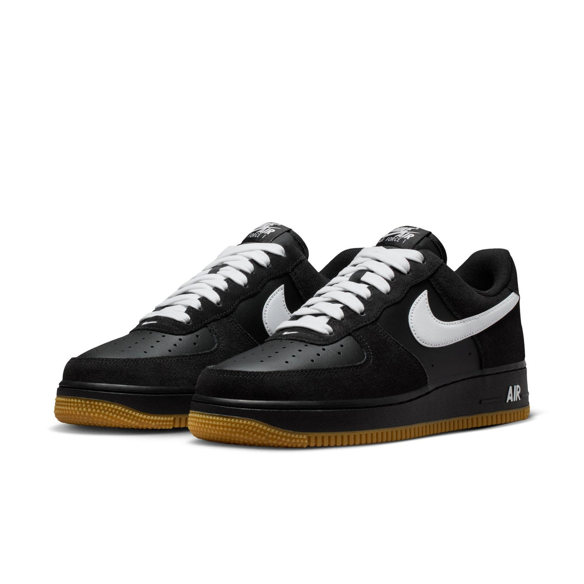 Nike Air Force 1 Low Sneakers – Black, White & Gum
