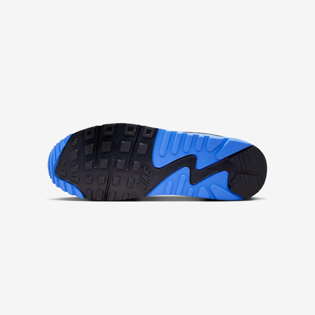 Nike Air Max Sneakers – White, Blue & Neon Yellow