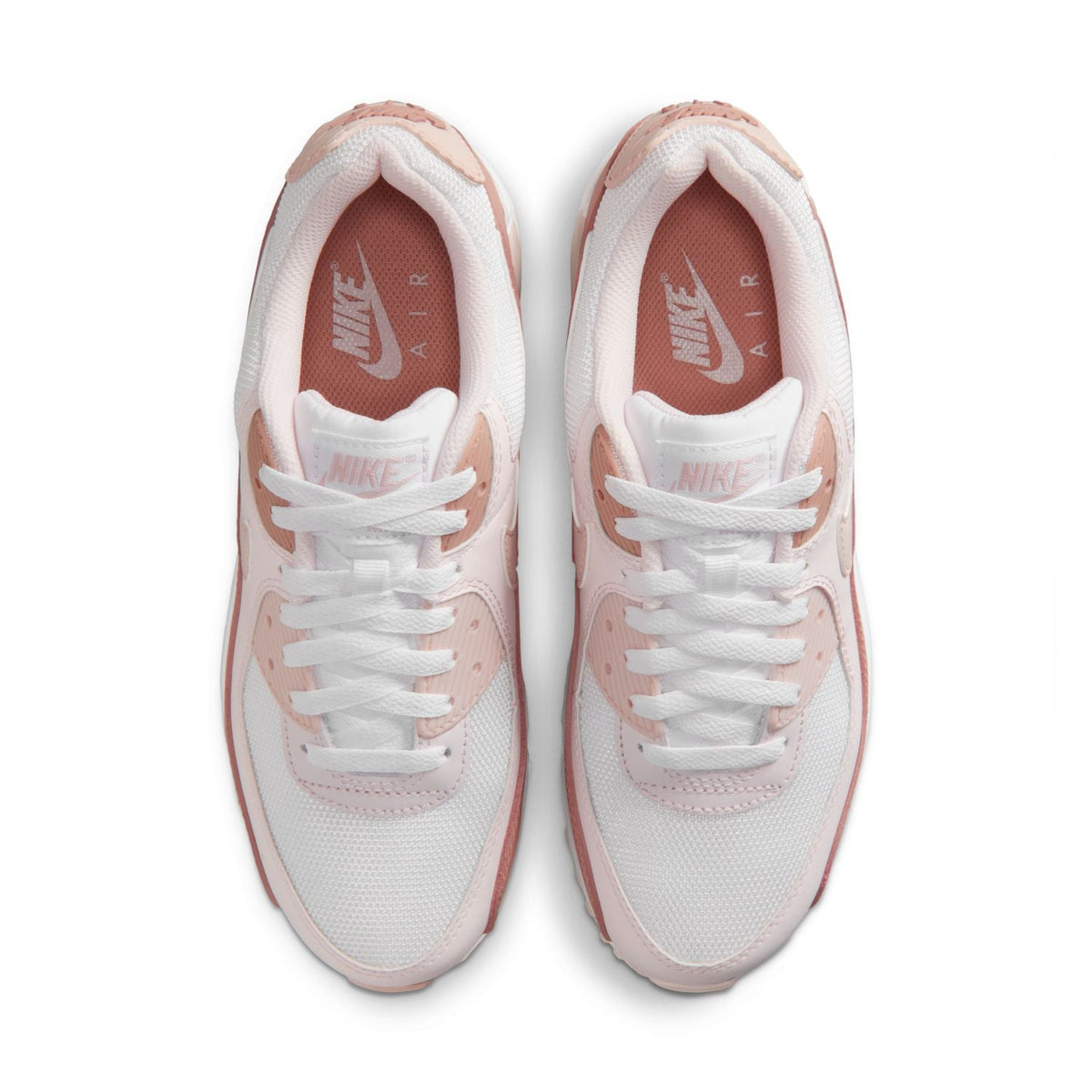 Nike Air Max 90 Sneakers – White, Blush Pink & Dusty Rose
