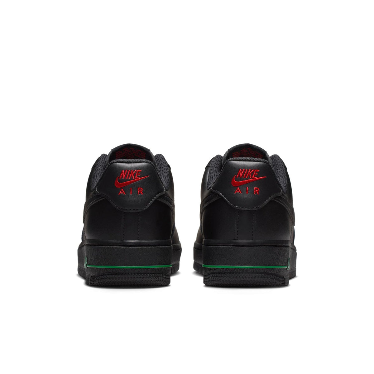 Nike Air Force 1 Low Sneakers – Black & Red Rose