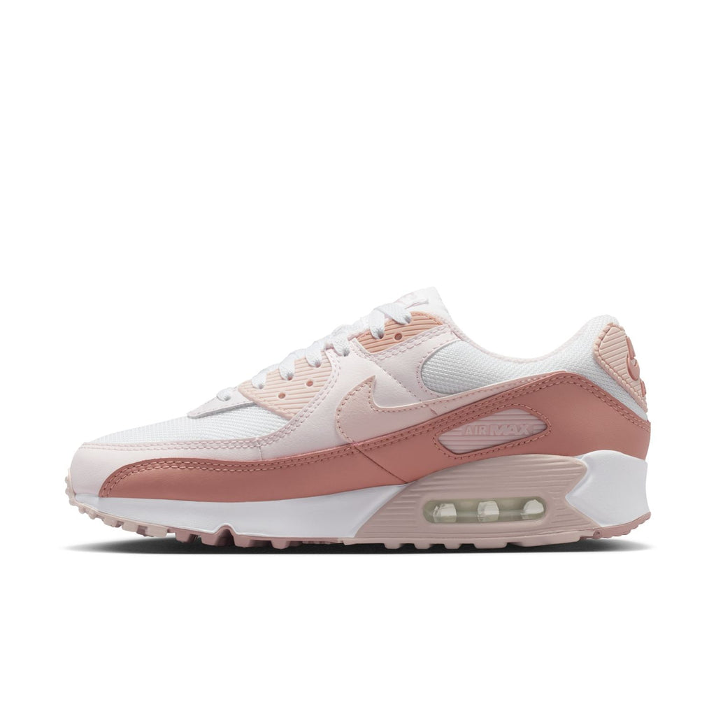 Nike Air Max 90 Sneakers – White, Blush Pink & Dusty Rose