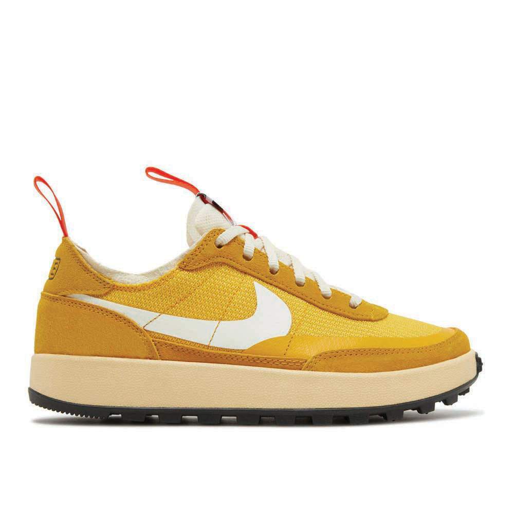 Tom Sachs x NikeCraft General Purpose Shoe - Yellow with Orange Pull Tabs