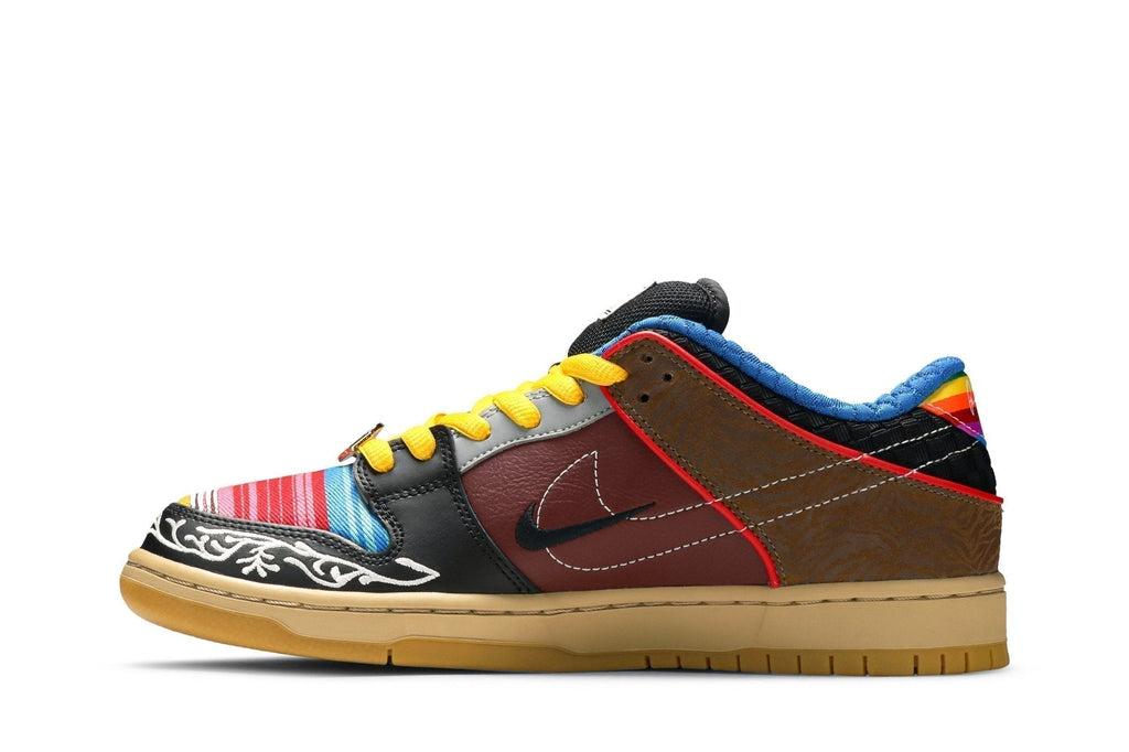 Nike SB Dunk Low What The Paul Sneakers - Multicolor Mismatched Patchwork
