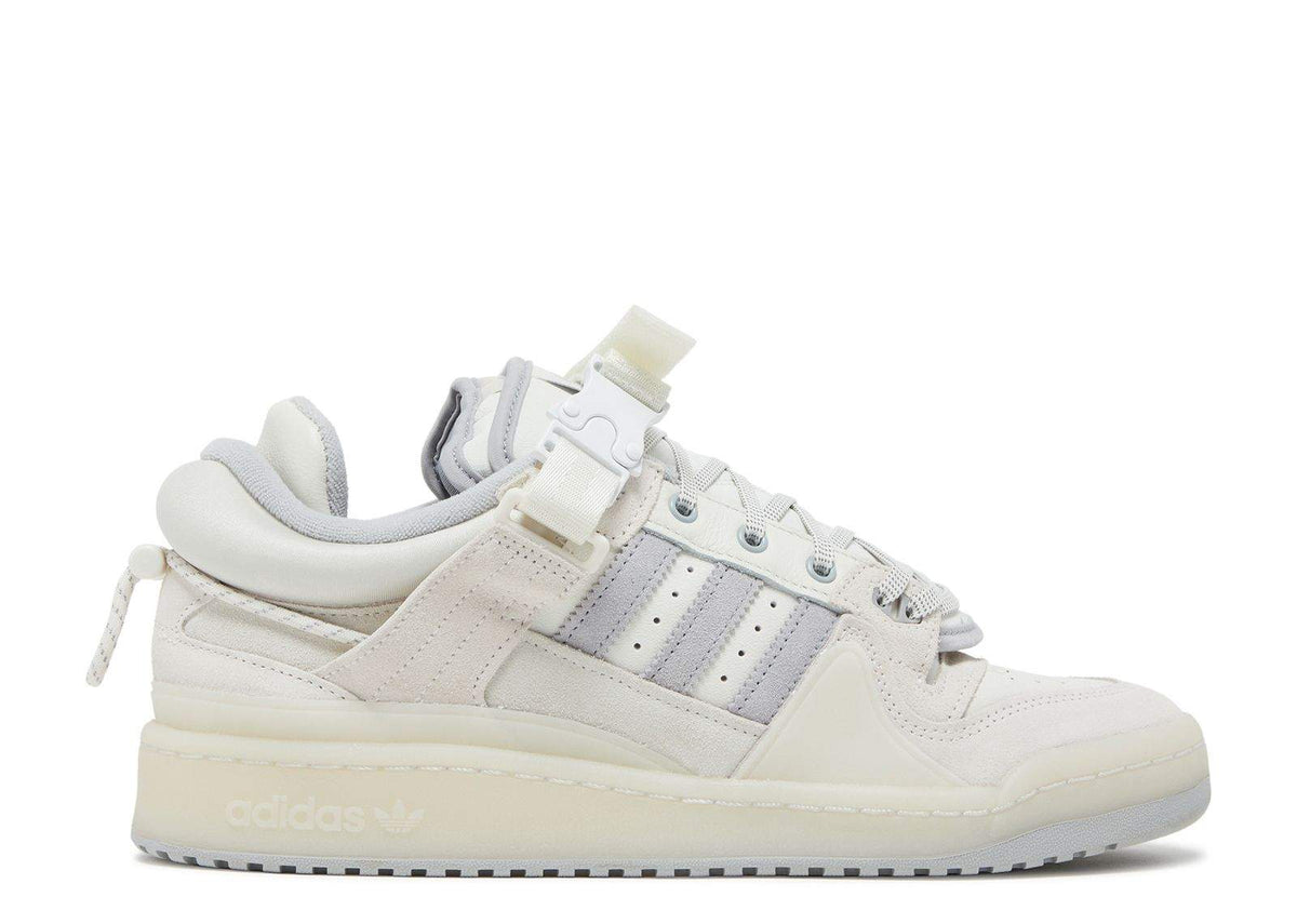 Bad Bunny x adidas Forum Buckle Low Sneakers - Cream White & Light Gray