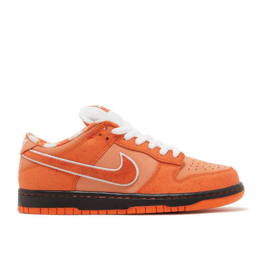Nike SB Dunk Low Sneakers - Orange & Peach with Black Midsole