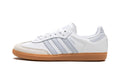 adidas Samba Sneakers – White, Light Gray & Gum