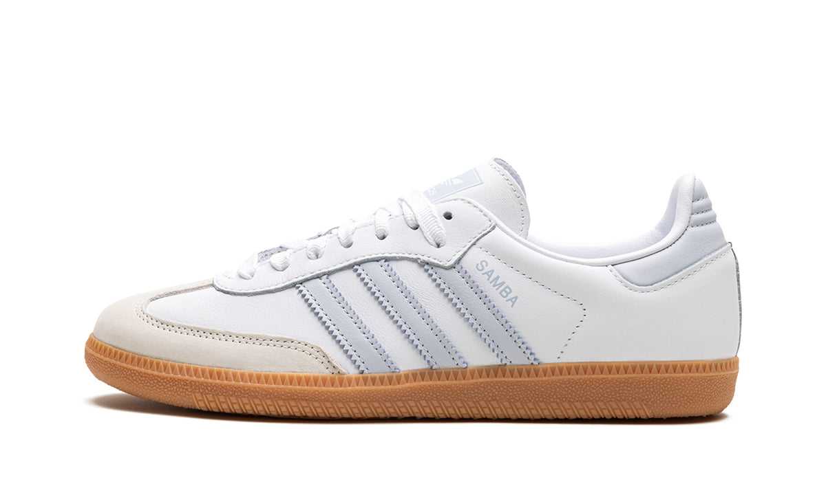 adidas Samba Sneakers – White, Light Gray & Gum