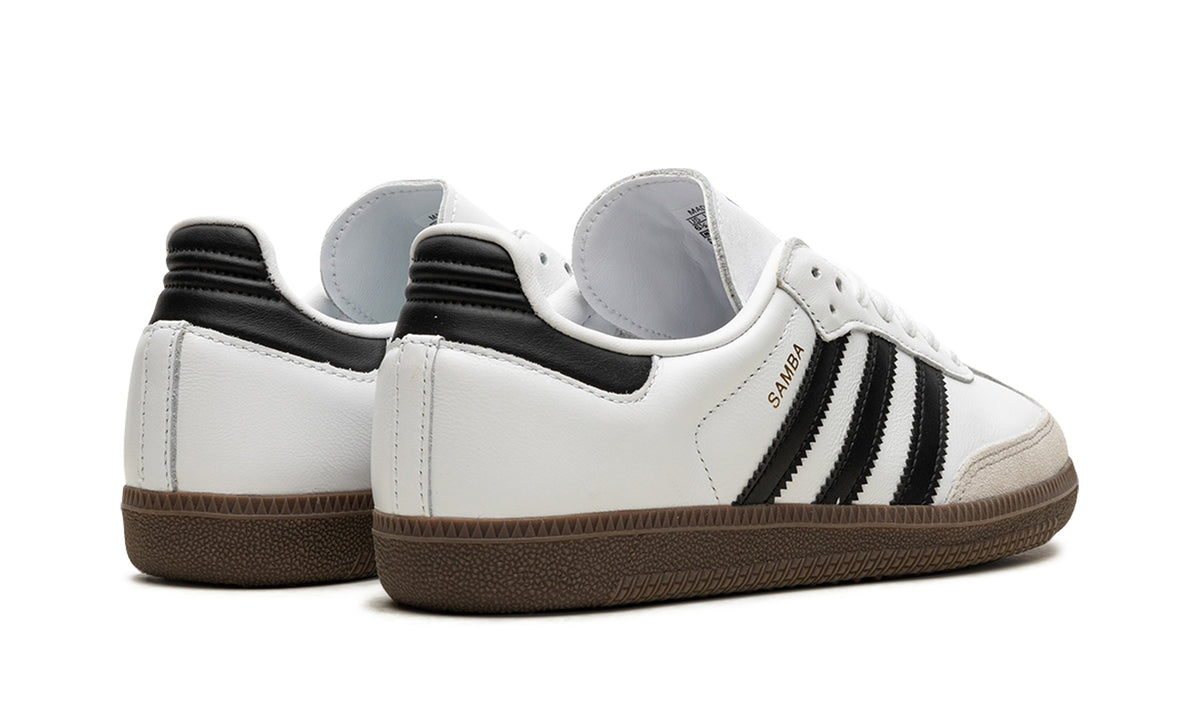 adidas Samba OG Sneakers in White, Black & Gum