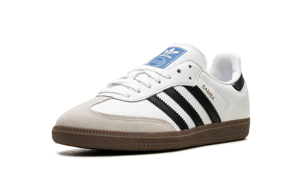 adidas Samba OG Sneakers in White, Black & Gum