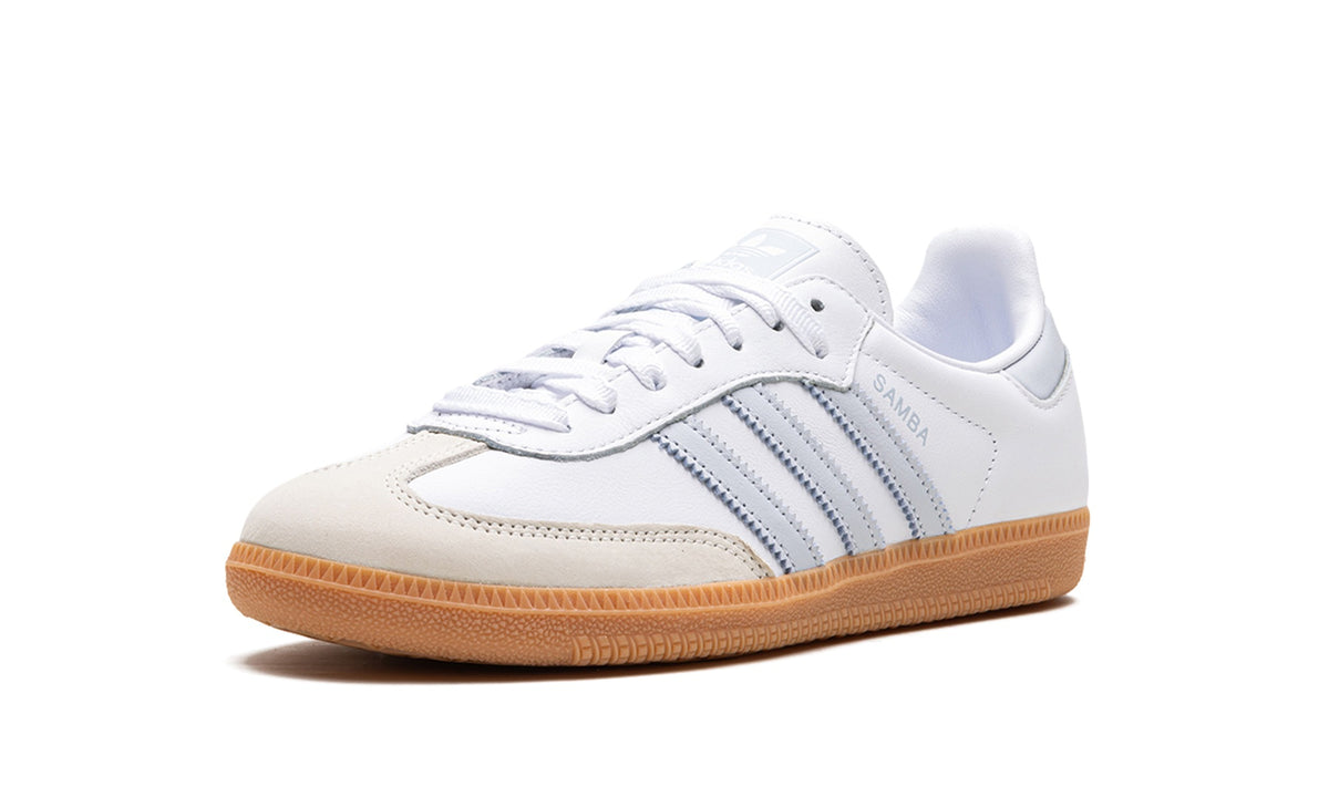 adidas Samba Sneakers – White, Light Gray & Gum