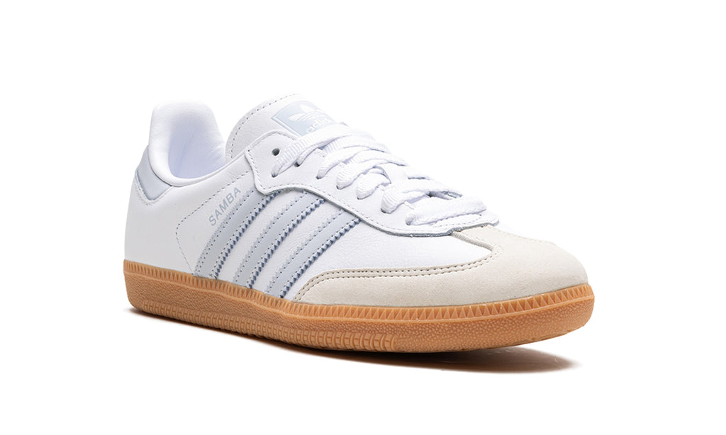adidas Samba Sneakers – White, Light Gray & Gum