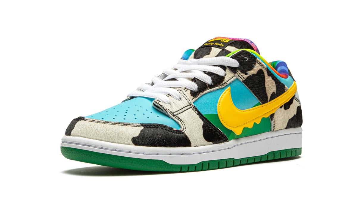 Ben & Jerry's x Nike SB Dunk Low Chunky Dunky Sneakers - Cow Print & Multicolor