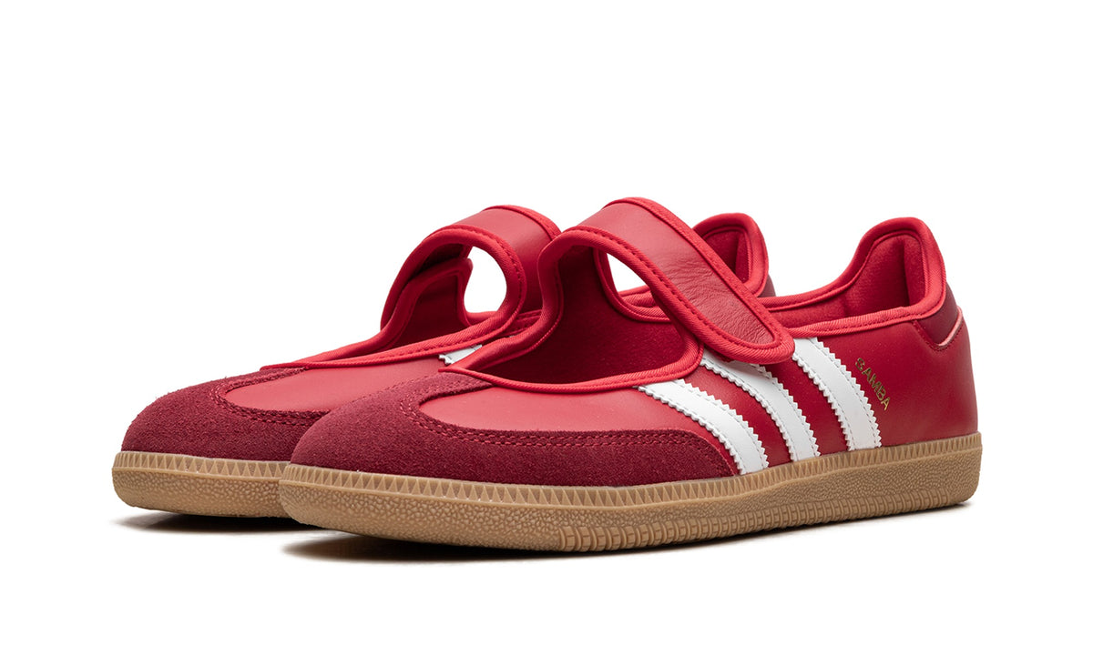 adidas Samba Mary Jane Shoes - Red, White & Gum