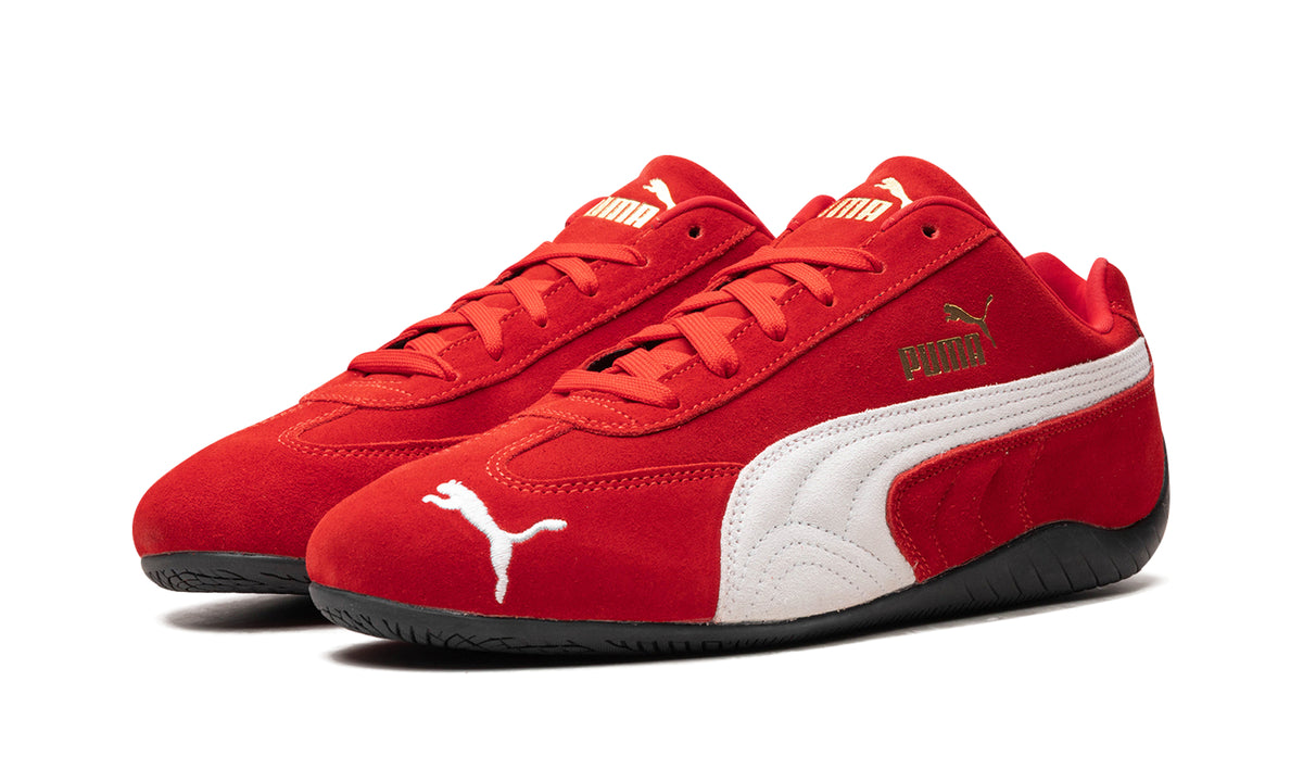 PUMA Speedcat OG Sneakers - Red with White Formstrip & Black Sole