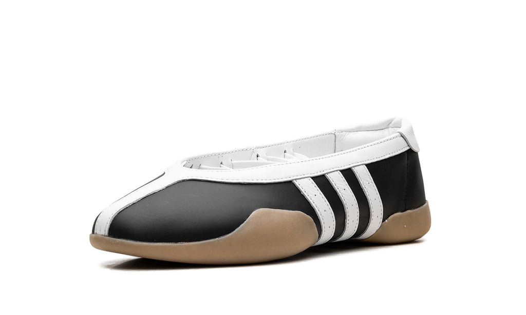 adidas Taekwondo Mei Ballet Flats - Black and White with Gum Sole