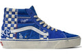 Vans Sk8-Hi Los Angeles Dodgers Sneakers - Blue & Cream Checkerboard