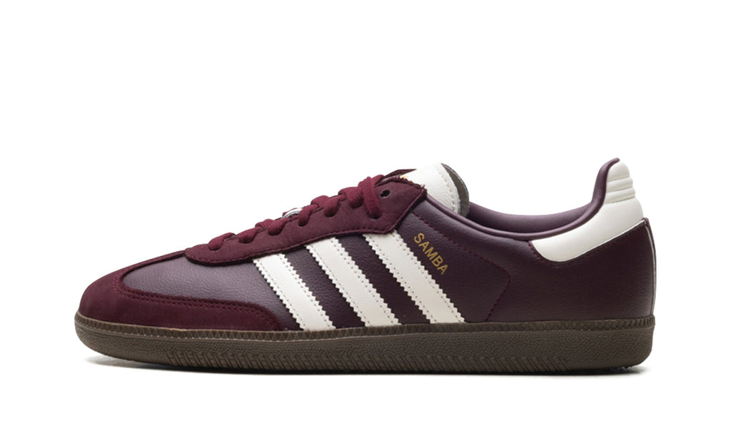 adidas Samba Sneakers – Burgundy, Off-White & Dark Gum