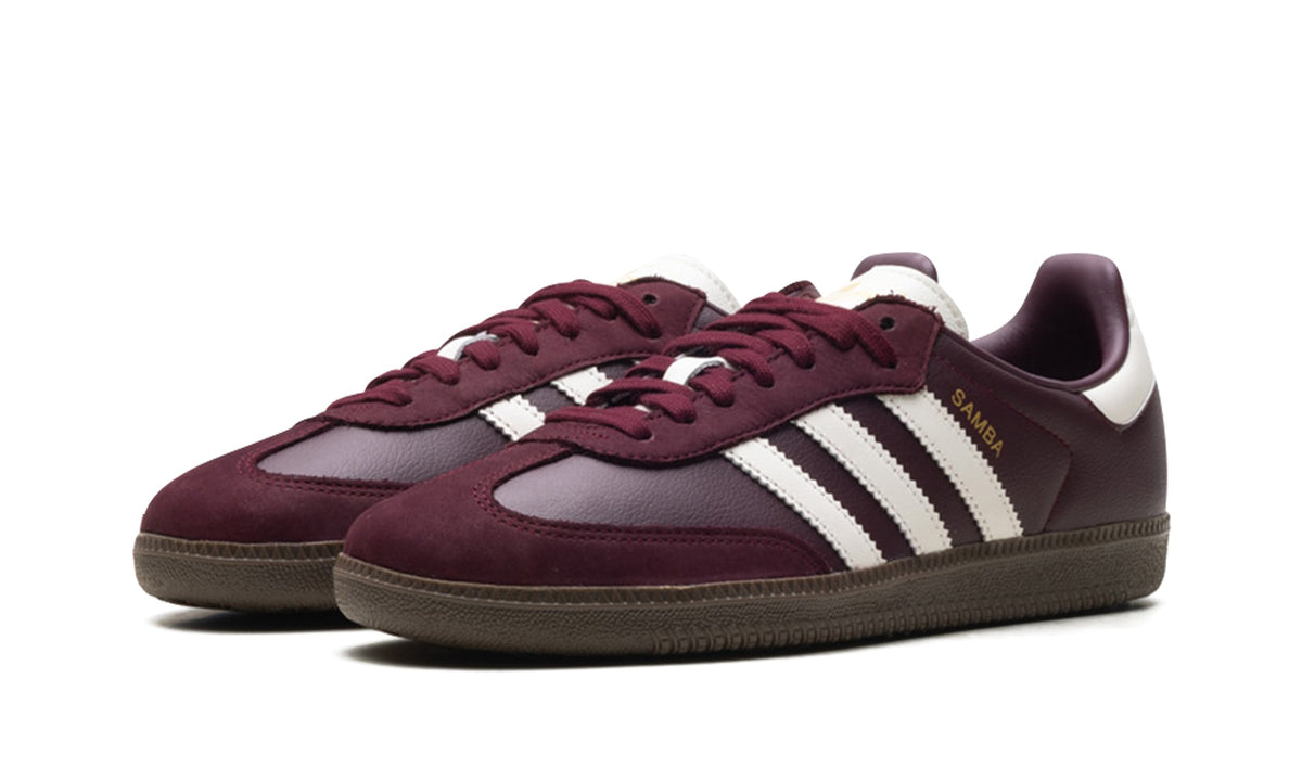adidas Samba Sneakers – Burgundy, Off-White & Dark Gum