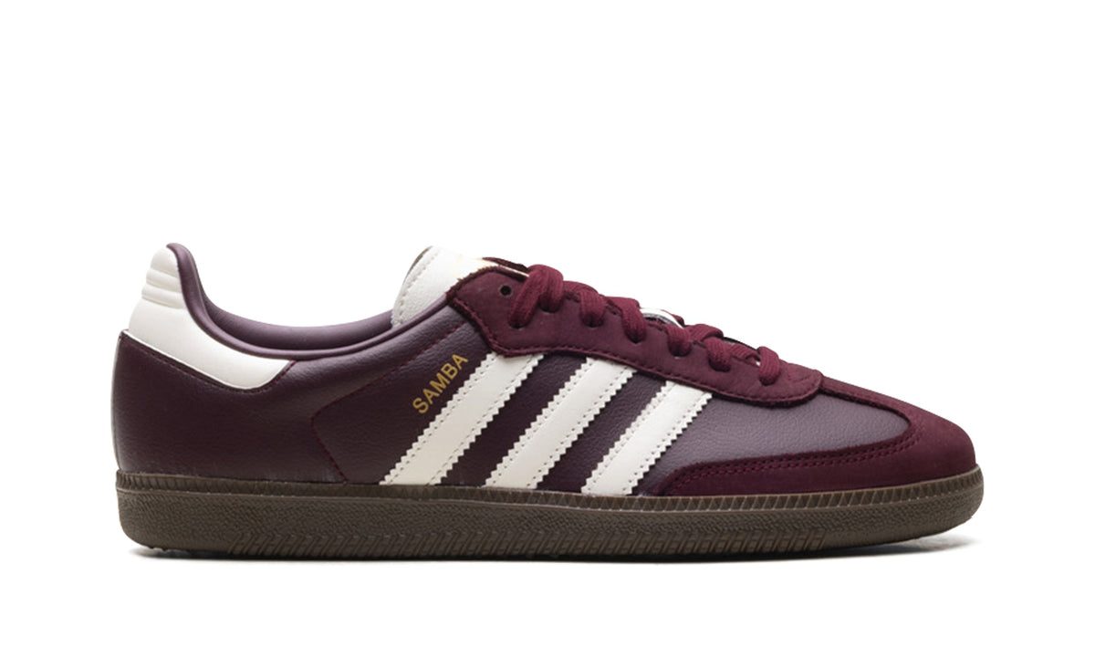 adidas Samba Sneakers – Burgundy, Off-White & Dark Gum