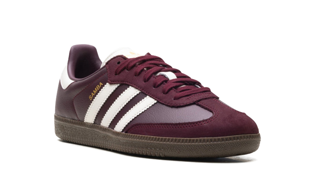 adidas Samba Sneakers – Burgundy, Off-White & Dark Gum