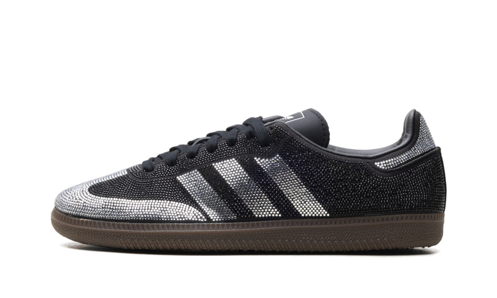 adidas Samba OG Rhinestone Sneakers – Black, Silver & Gum