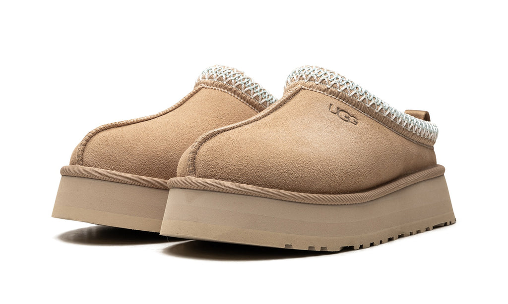 UGG Tazz Platform Slippers – Sand Beige