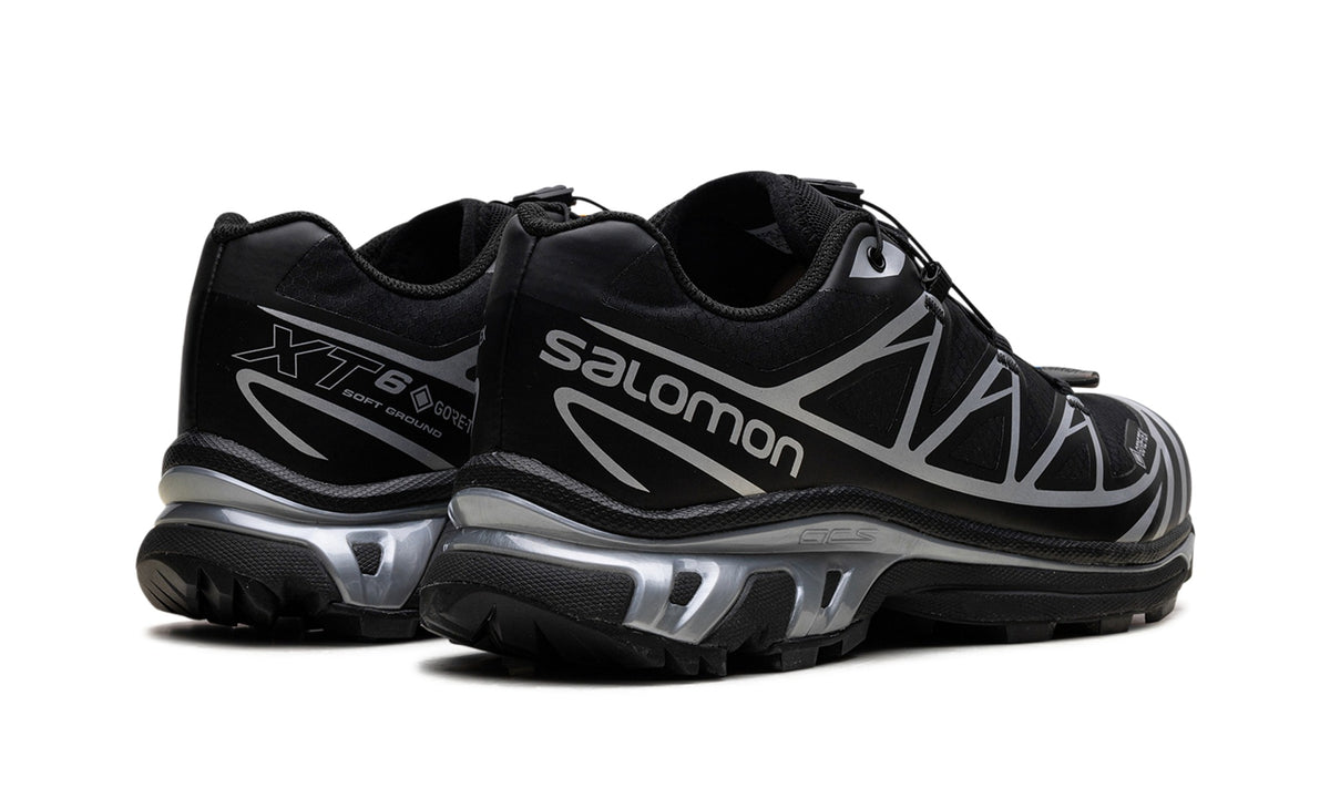 Salomon XT-6 GORE-TEX Sneakers in Black & Silver