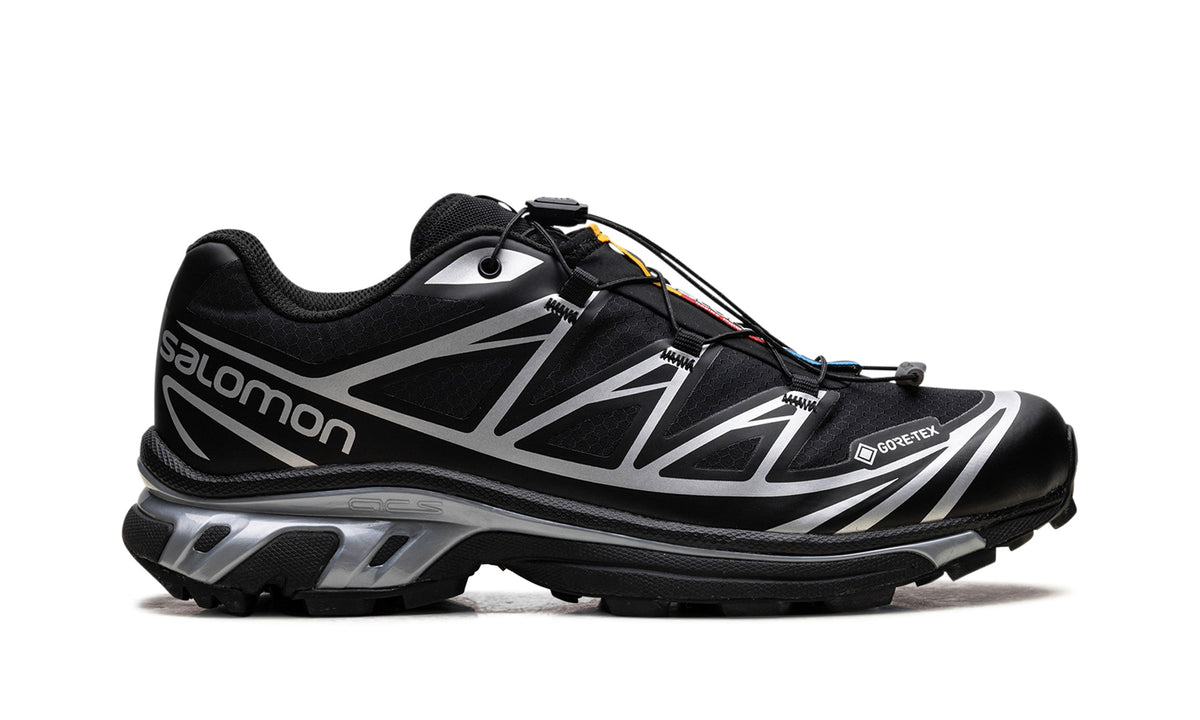 Salomon XT-6 GORE-TEX Sneakers in Black & Silver
