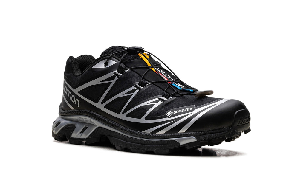 Salomon XT-6 GORE-TEX Sneakers in Black & Silver