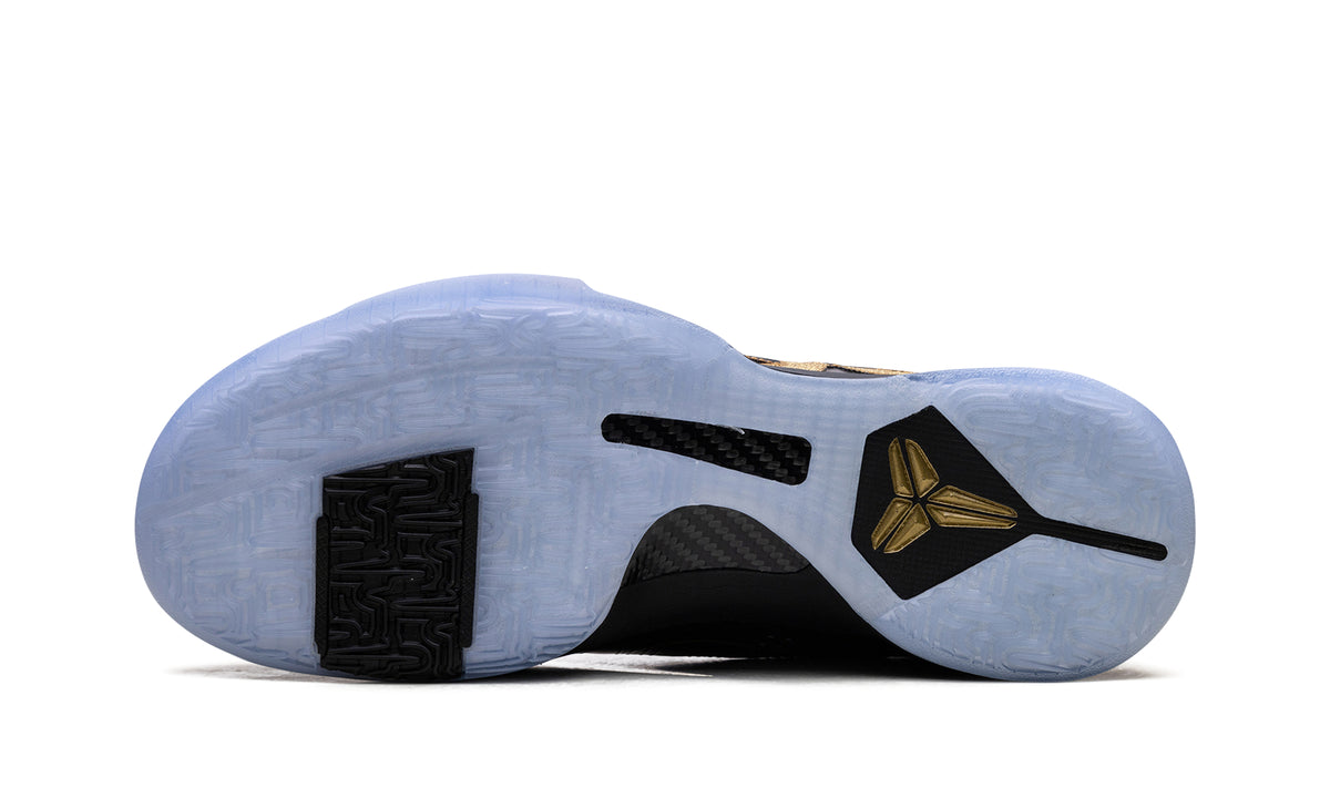 Nike Kobe 5 Protro Basketball Shoes - Iridescent Purple & Black with Gold Snake Detailing