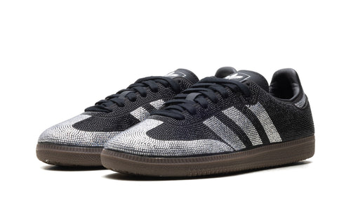 adidas Samba OG Rhinestone Sneakers – Black, Silver & Gum