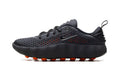 Nike Mind 002 Sneakers - Black and Charcoal with Orange Outsole Nodes